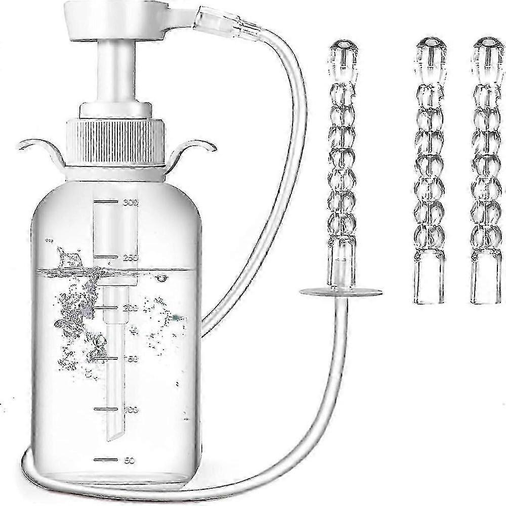 Enema for Colon Cleansing with Anti-Backflow Design and Adjustable Flow Control