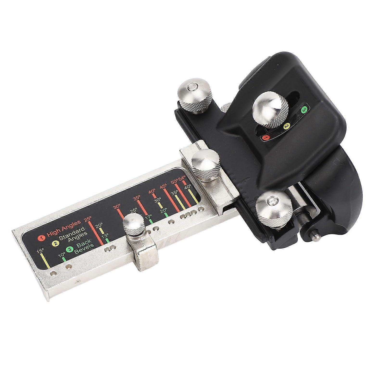 Chisel Sharpening Guide with Precision Angle Adjustment and Scale, Adjustable Honing Jig for Chisels and Planes