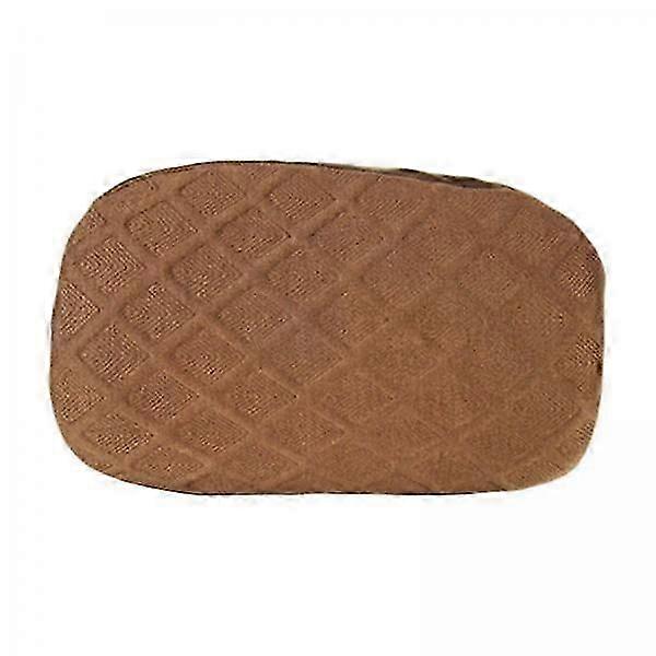 2xPolyester Office Chair Head Pillow Covers Stretch Fitted Removable Coffee