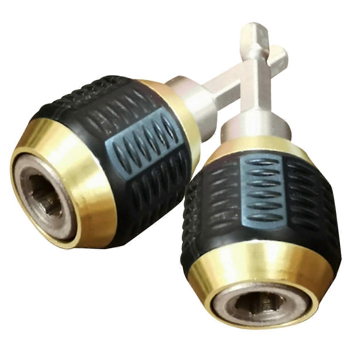 Drill Socket Adapter Set 1/4 Inch Hex Shank Impact Drill Chuck Converter for Power and Cordless Tools