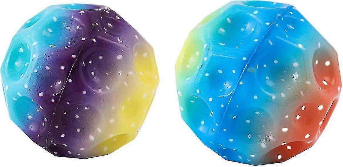 2.7'' Moon Balls Space Ball Astro Jump Ball Bounce Ball Sensory Ball High Bouncing Ball For Kids Teens