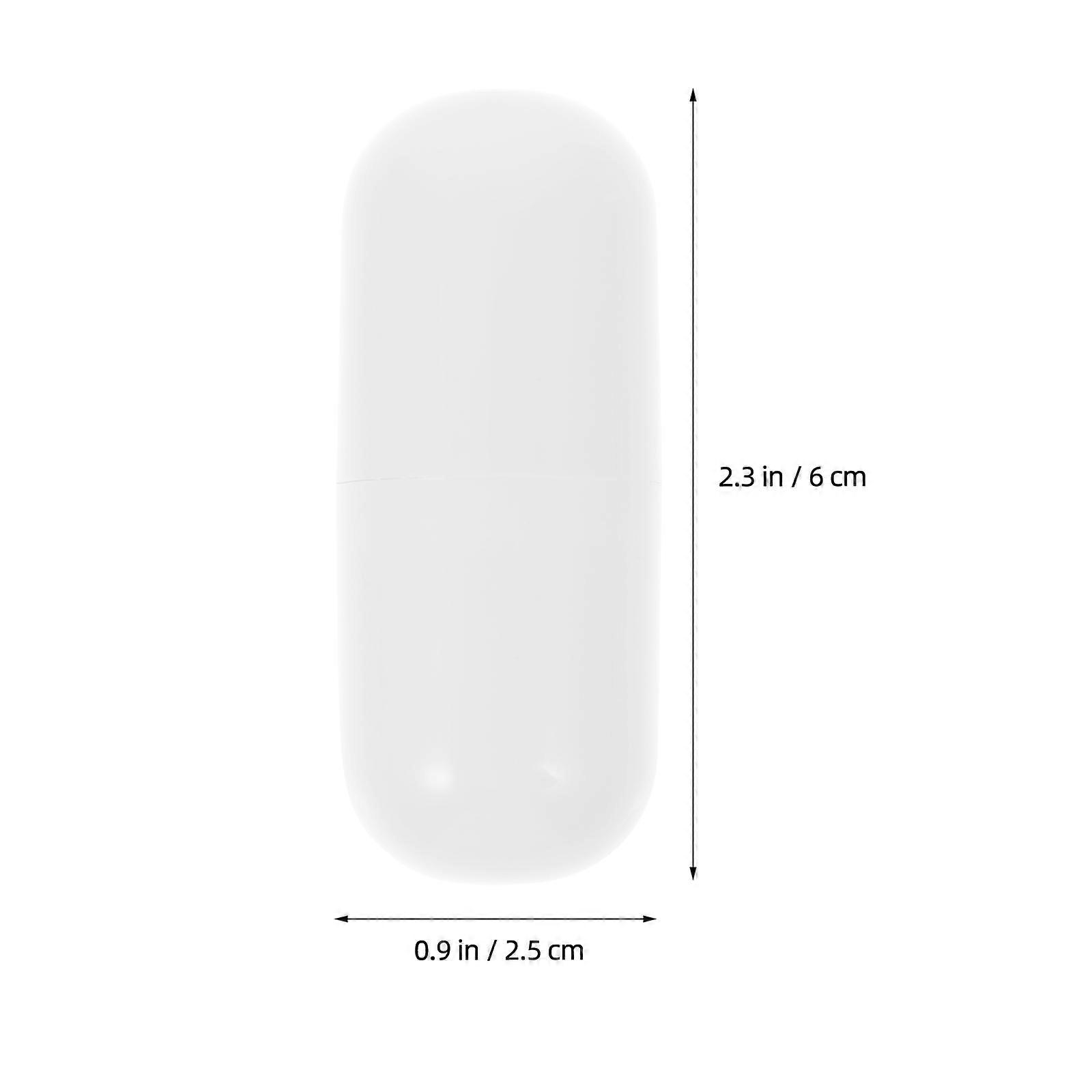 Mini Empty Lipstick Tubes White 8Pcs for Storage Refillable Capsules