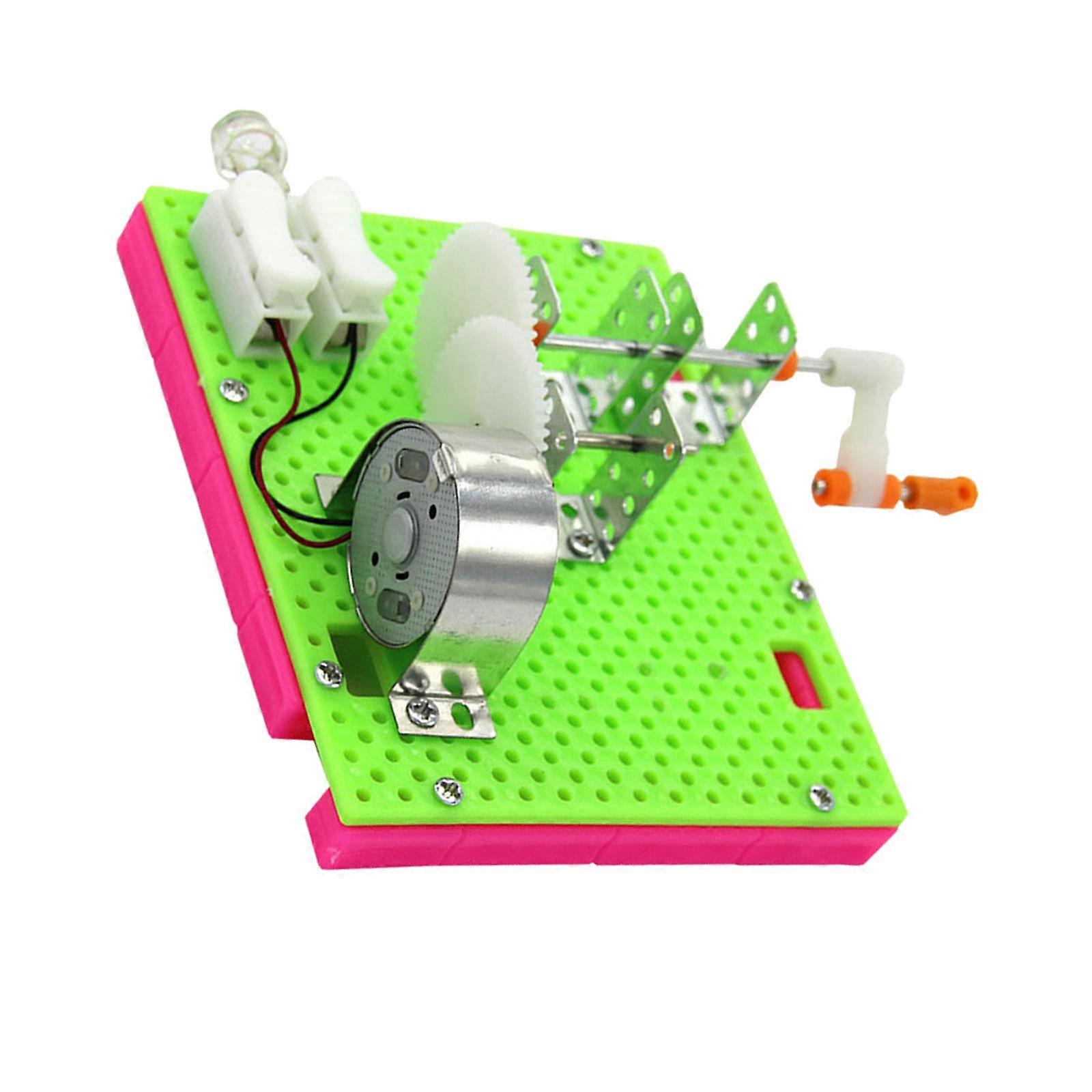 Hand Cranked Generator Kids Practical Ability Development Educational Tool For Primary School Students 1 Set