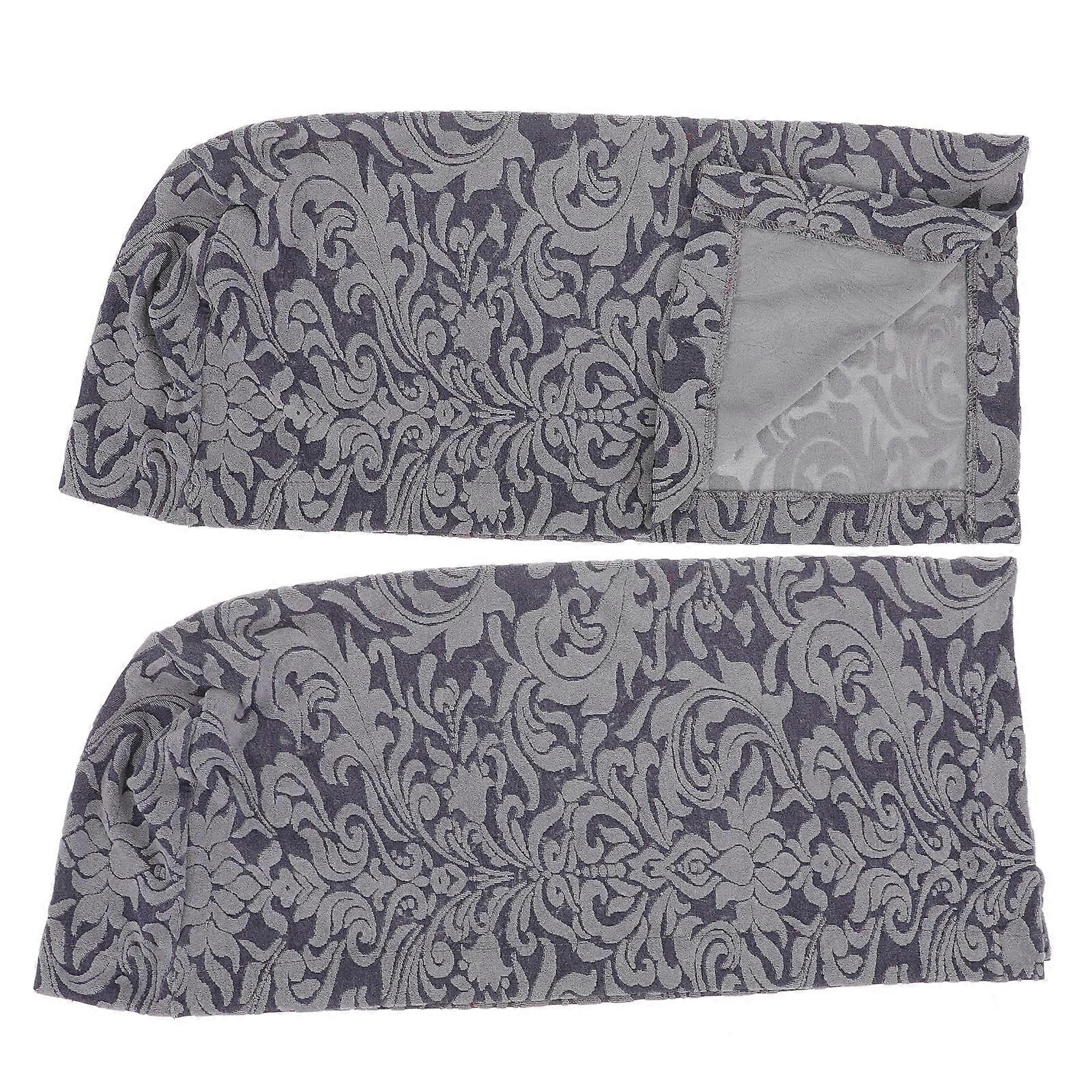 Grey Sofa Armrest Covers for Protection 6Pcs Stretchable Washable Armrest Protectors