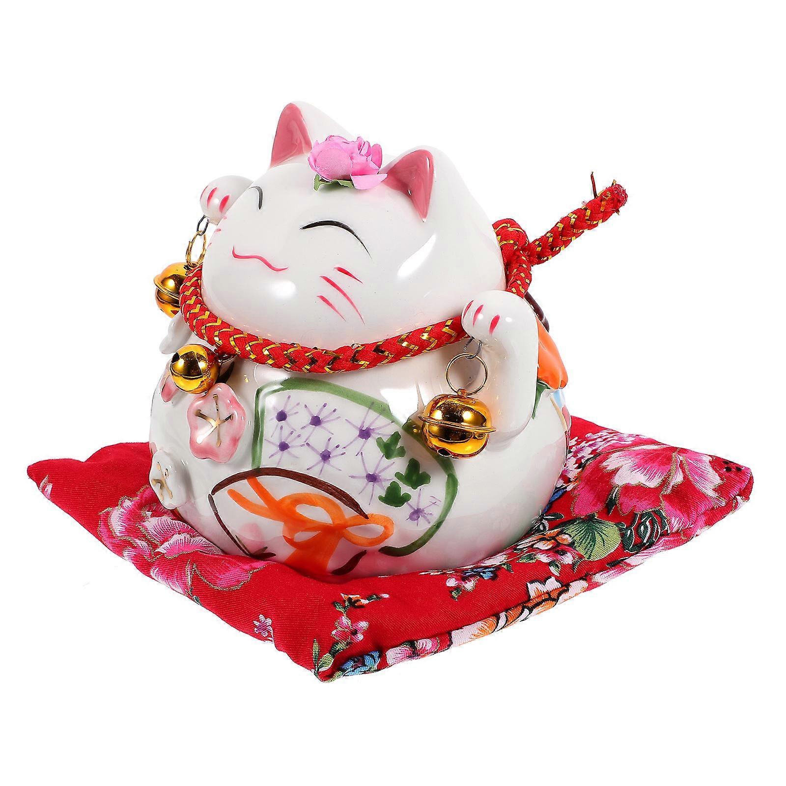 Lovely Ceramic Cat Saving Pot for Home Decor and Gift