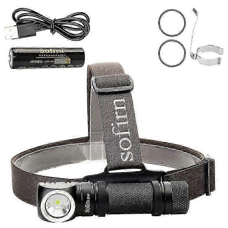 sp40 usb rechargeable headlight with battery 26-27s