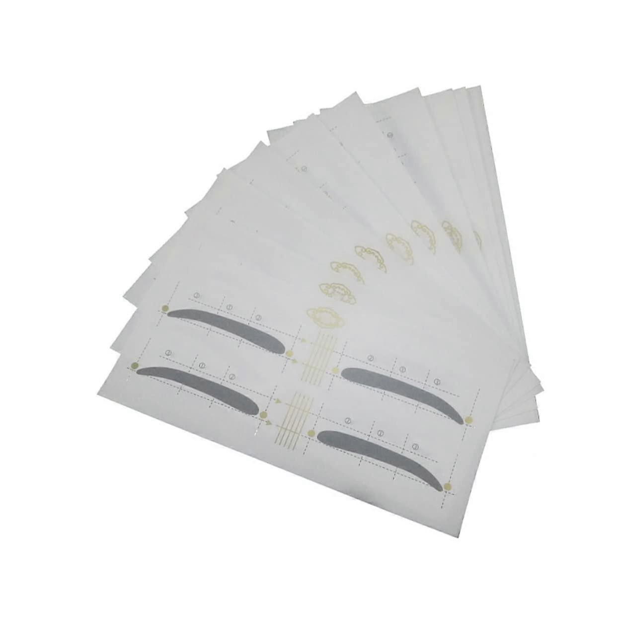 Eyebrow Stencils Kit 12 Unique Shapes 48 Pcs for Precise Brow Shaping and Quick Makeup