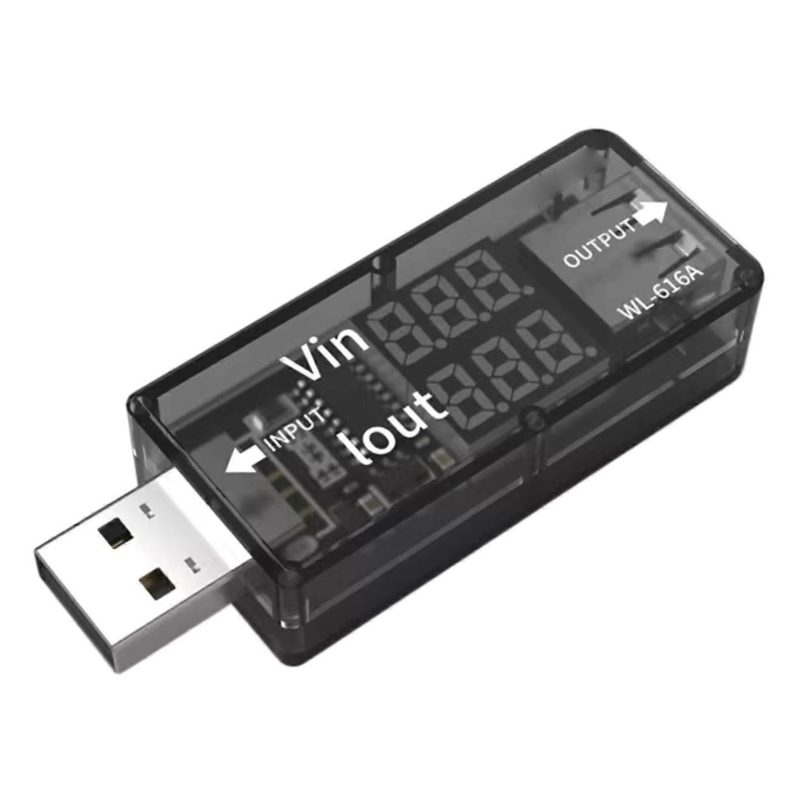 Very Portable USB Power Monitors Real Time Display Handheld USB Testing Device Pocket Size for Comprehensive Analysis. Multicolor