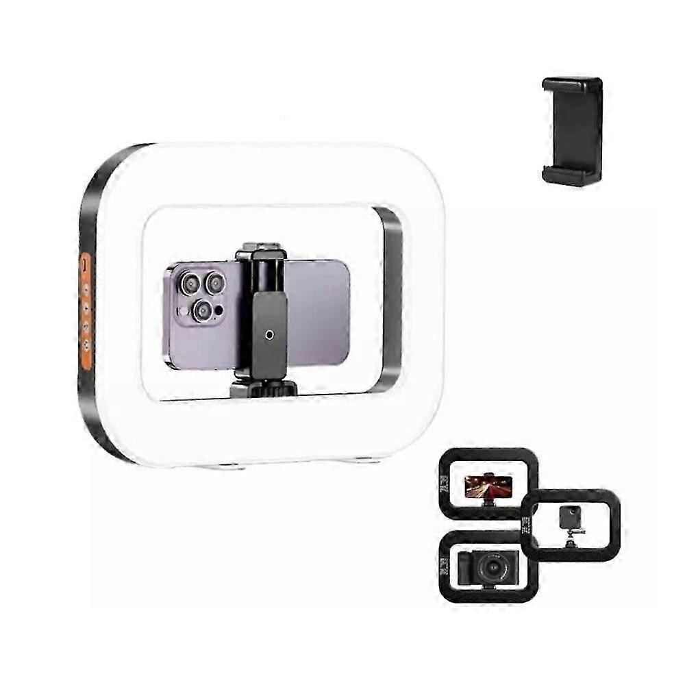Rechargeable Selfie Portable Ring LightAdjustable Bicolor Fill Light