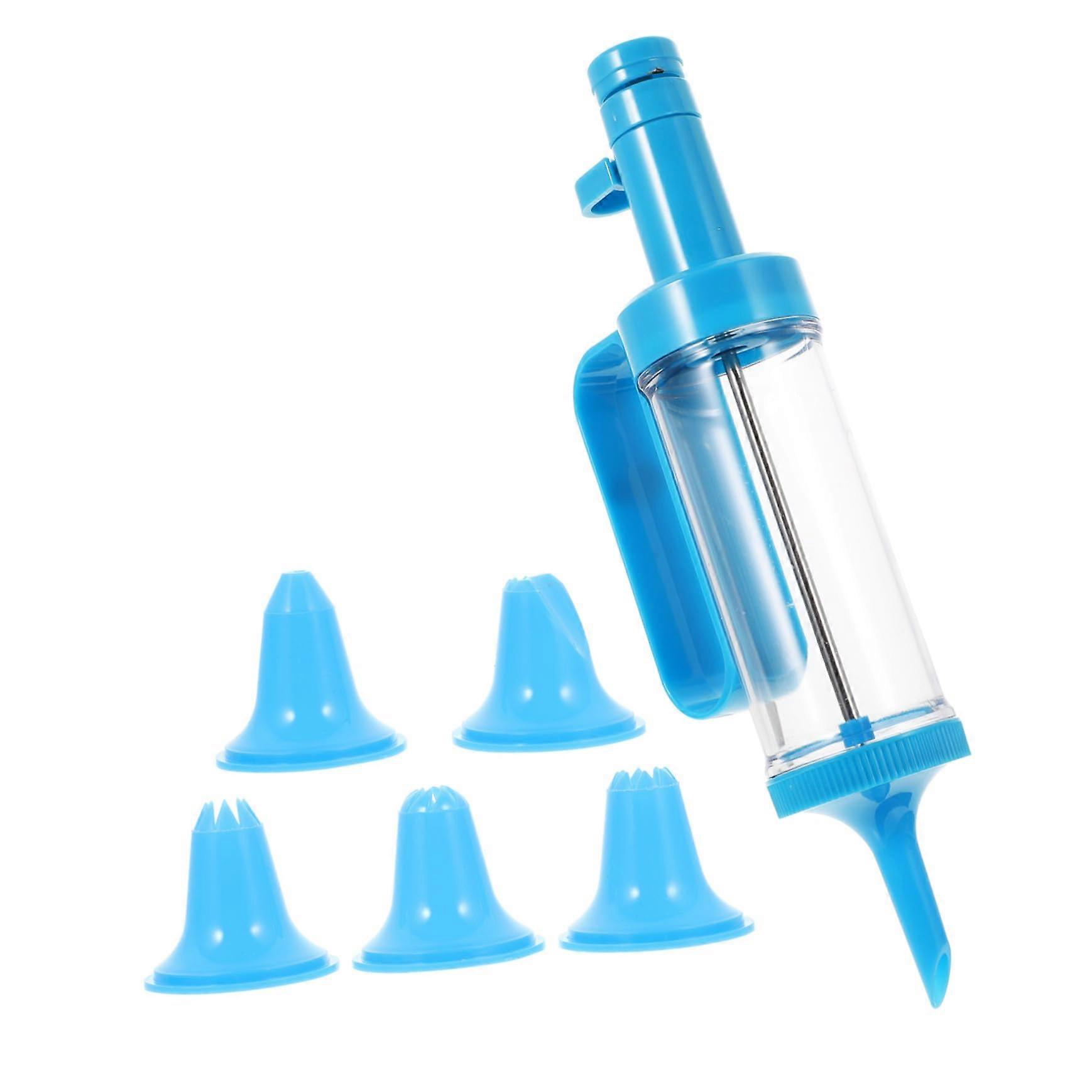 Cookie Press with Ergonomic Grip, Multi Shape Molds, Reusable Biscuit Maker for Home Baking Ref: 8508