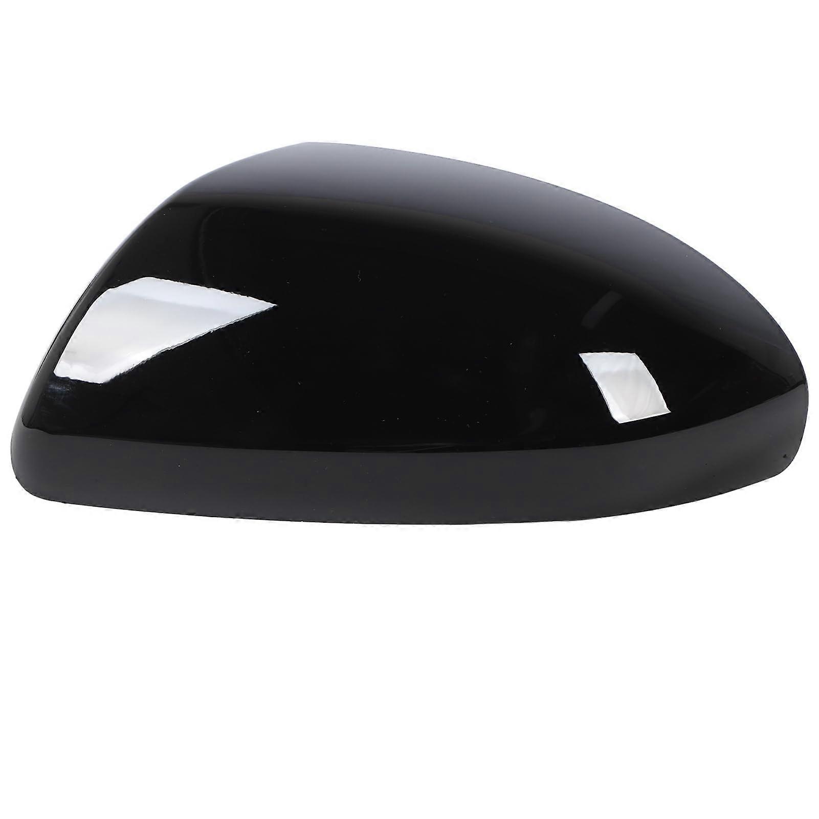 ABS Black Side Mirror Cover Right Weatherproof Scratch Resistant Sporty Exterior Replacement