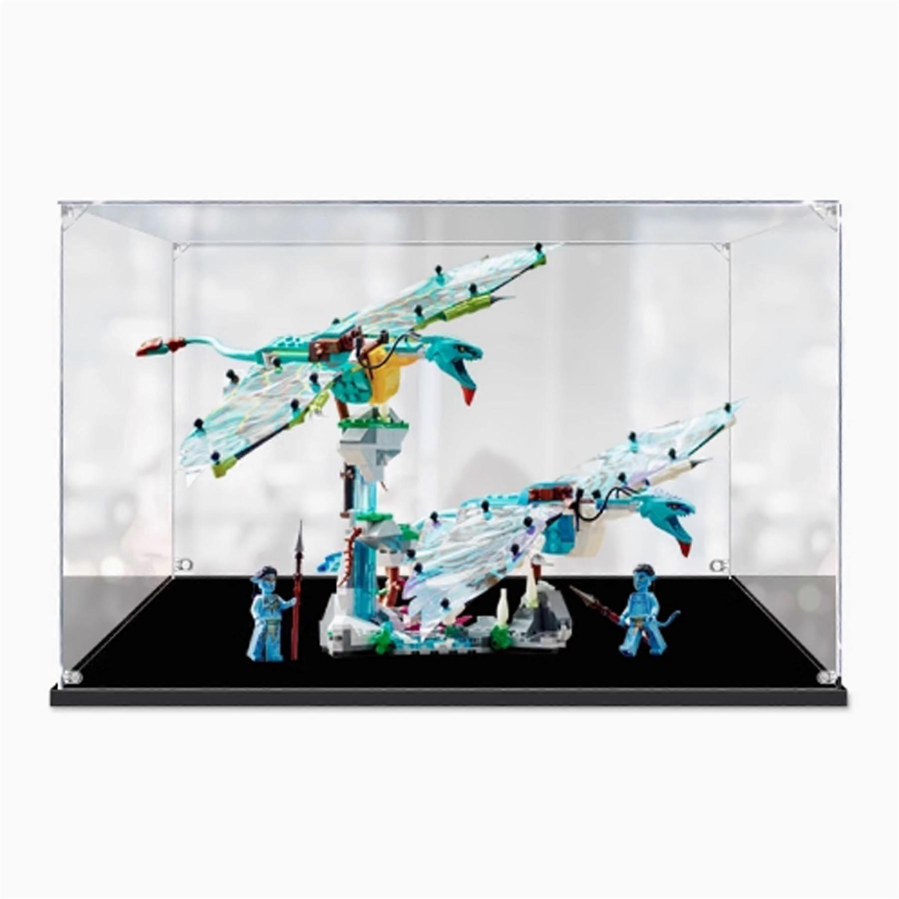 Dustproof Acrylic Display Case for  75572 Model, Clear Showcase with Black Base 3mm, Easy Assembly