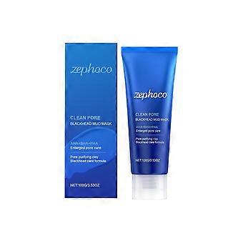 Zephoco Blackhead Cleansing Mud Mask - Cleanses Skin, Tightens Pores, Hydrates And Moisturizes, Leaving Skin Fresh And Non-Greasy