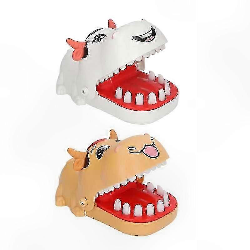 Interactive Cow-Shaped Teeth Push Down Game for Kids Parties