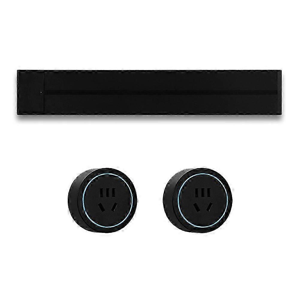 Socket Power Rail Socket Concealed Concealed Wall Kitchen Socket with EU, UK, and Korean Universal Plug Adapter