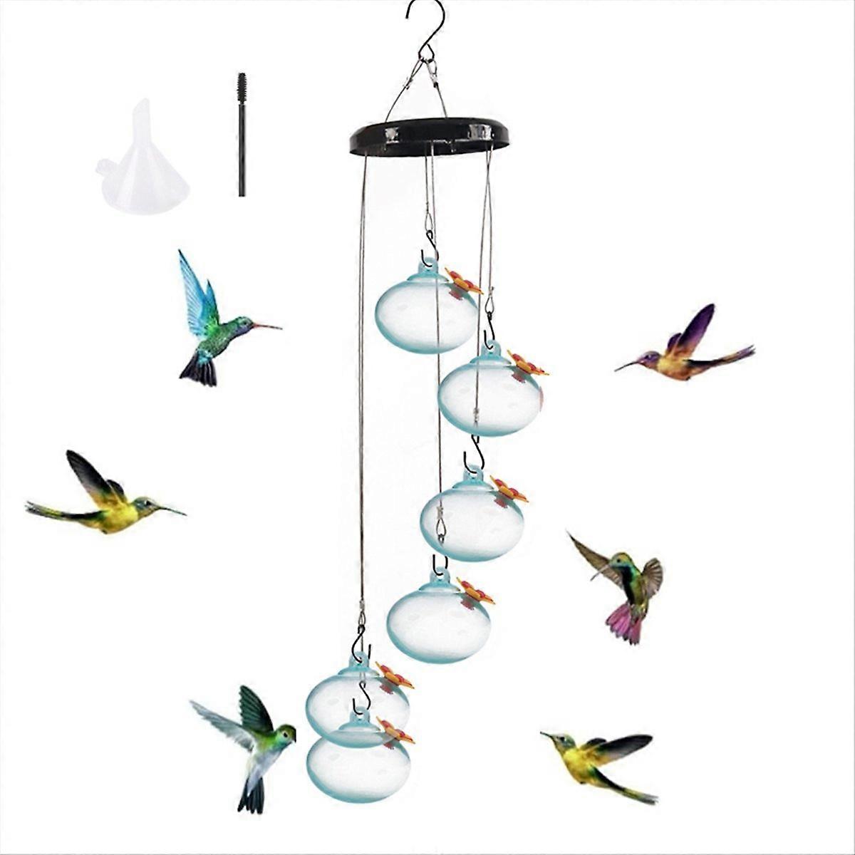 Charming Wind Chimes Hummingbird Feeders Hummingbird Feeder,C
