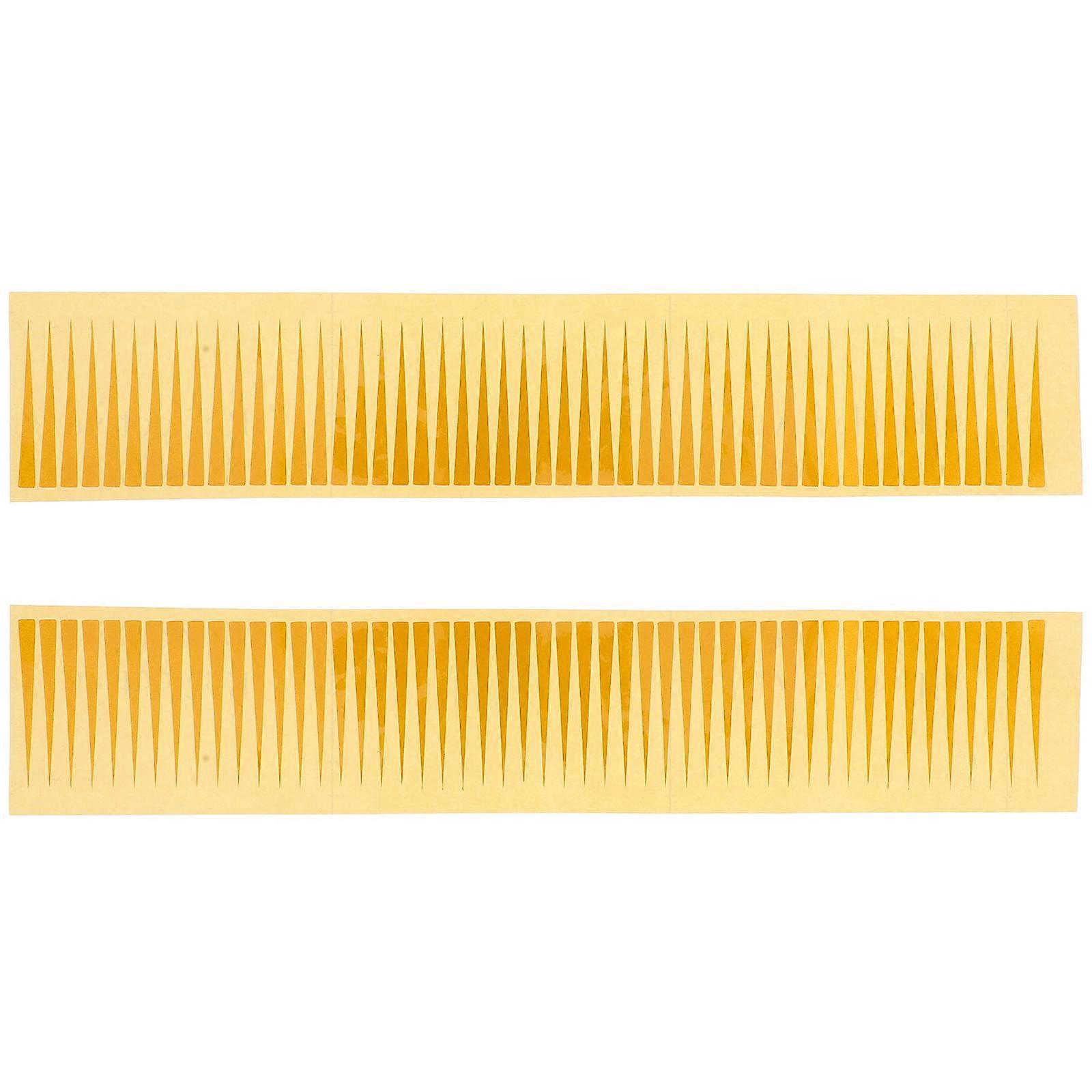 Waterproof Yellow Reflective Indicator Stickers for Pressure Gauge Use