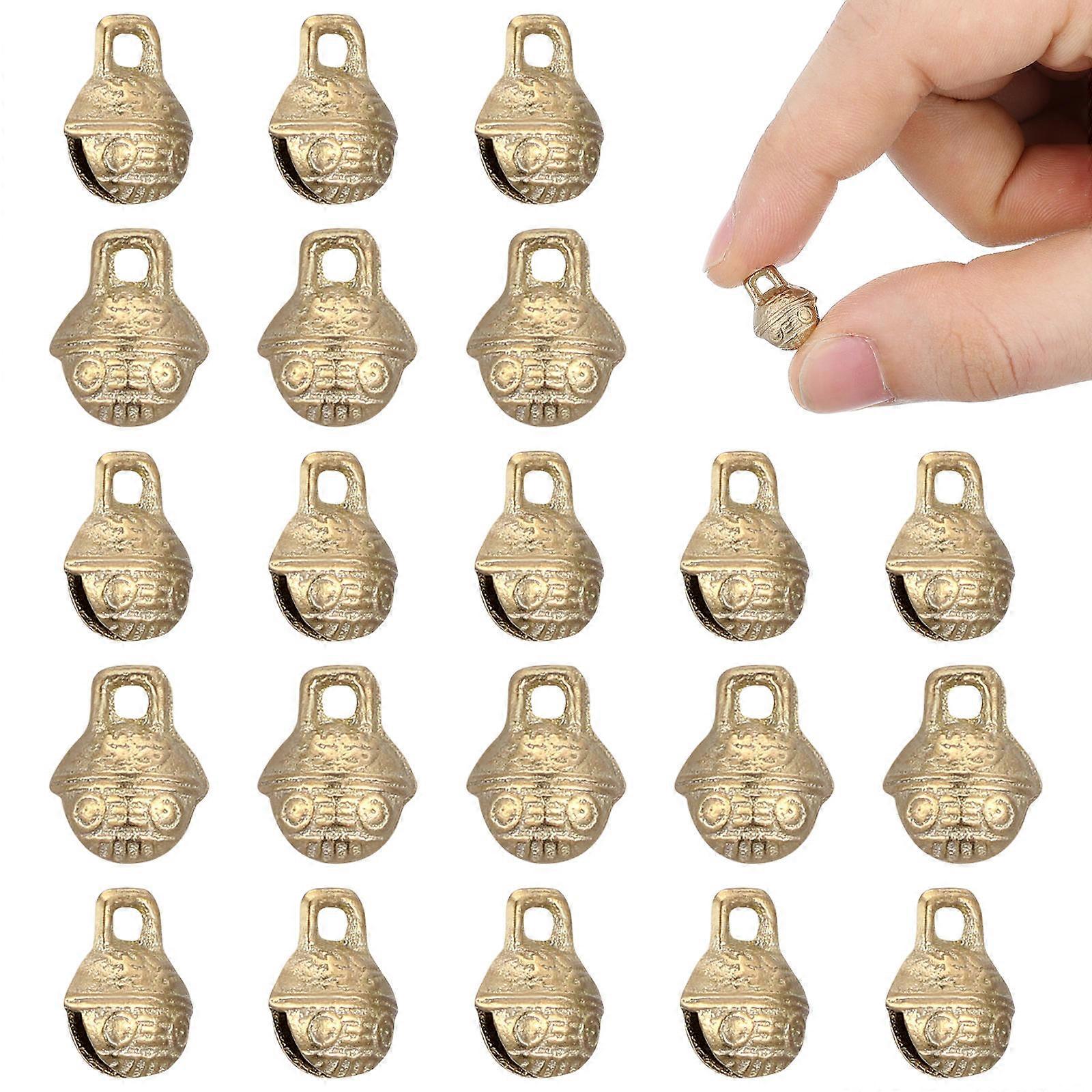 Head Pattern DIY Small Bells for Decoration Use 30Pcs