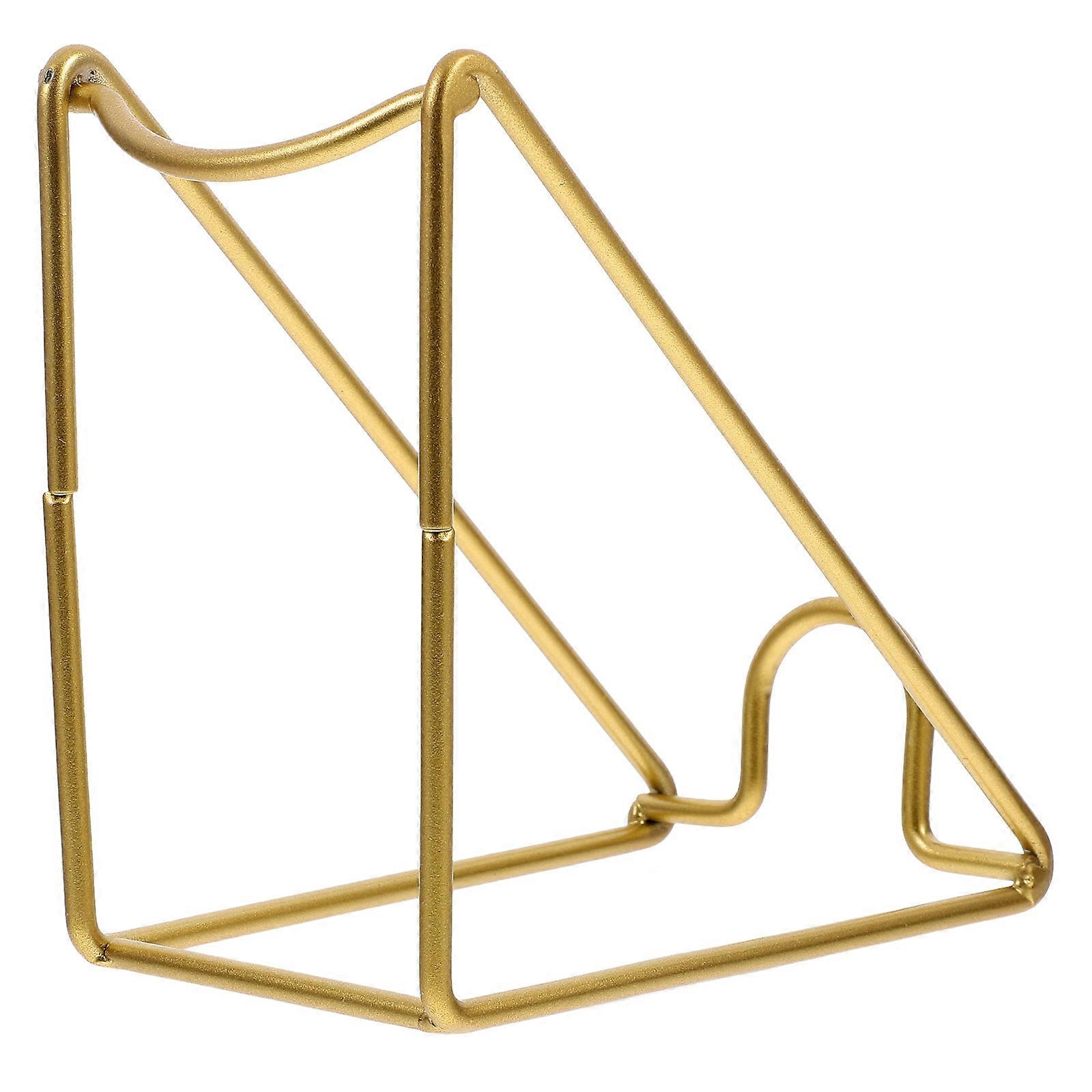 Single Rack Red Holder for Home Use Metal Display Stand