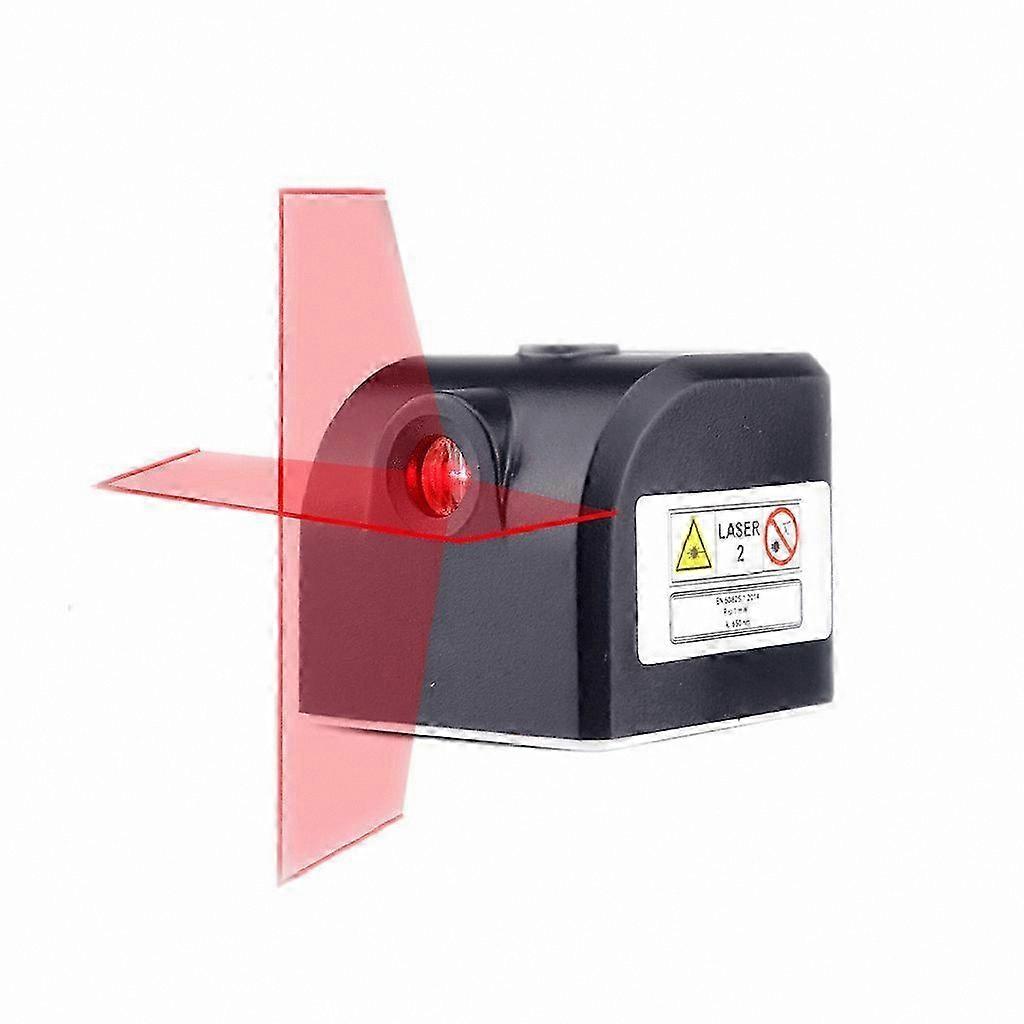Compact Laser Level Tool for Vertical and Horizontal Alignment with Red Beam Line Projection