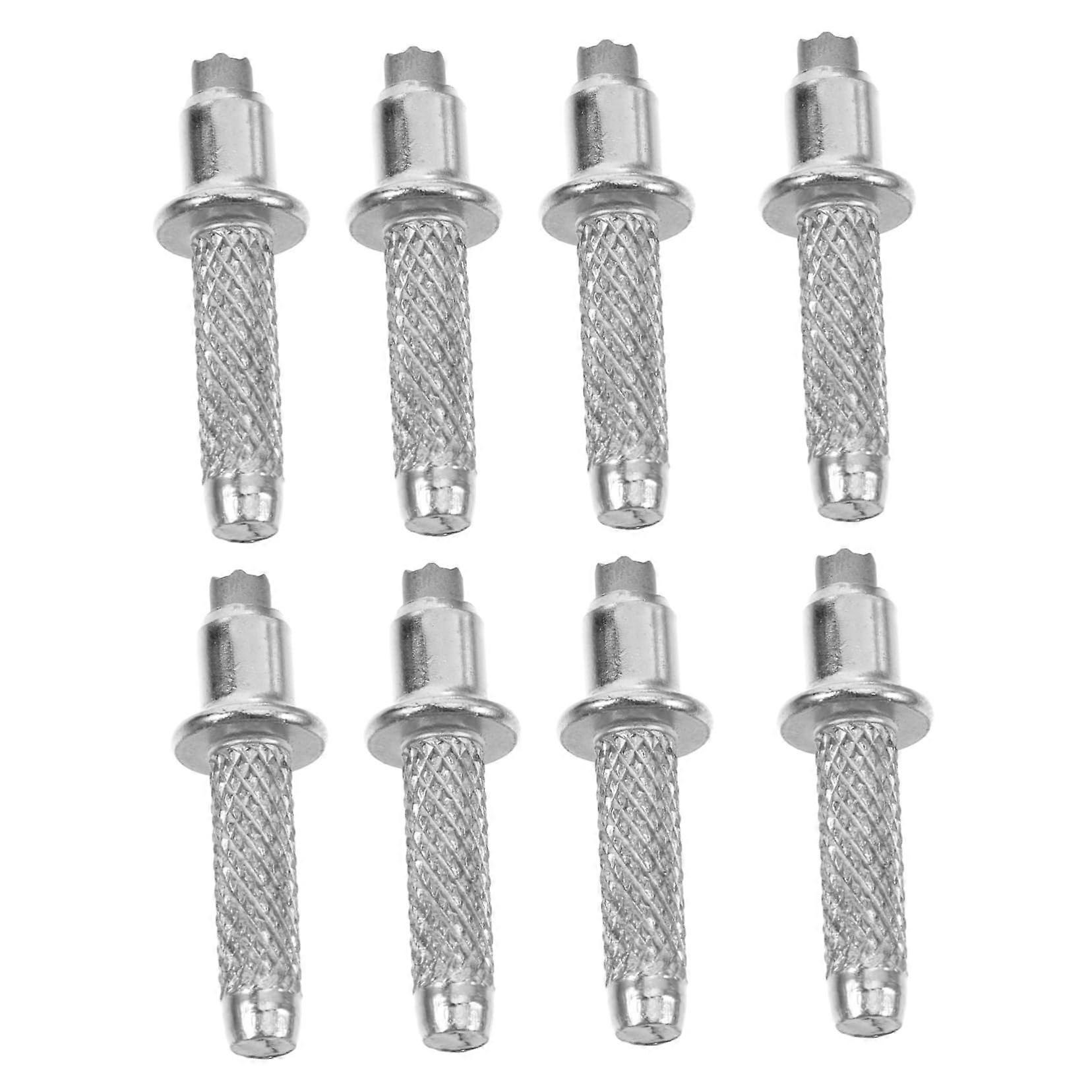 8pcs Tungsten Trekking Pole Tips Replacement for Hiking Rough Terrain Durable Grip Set