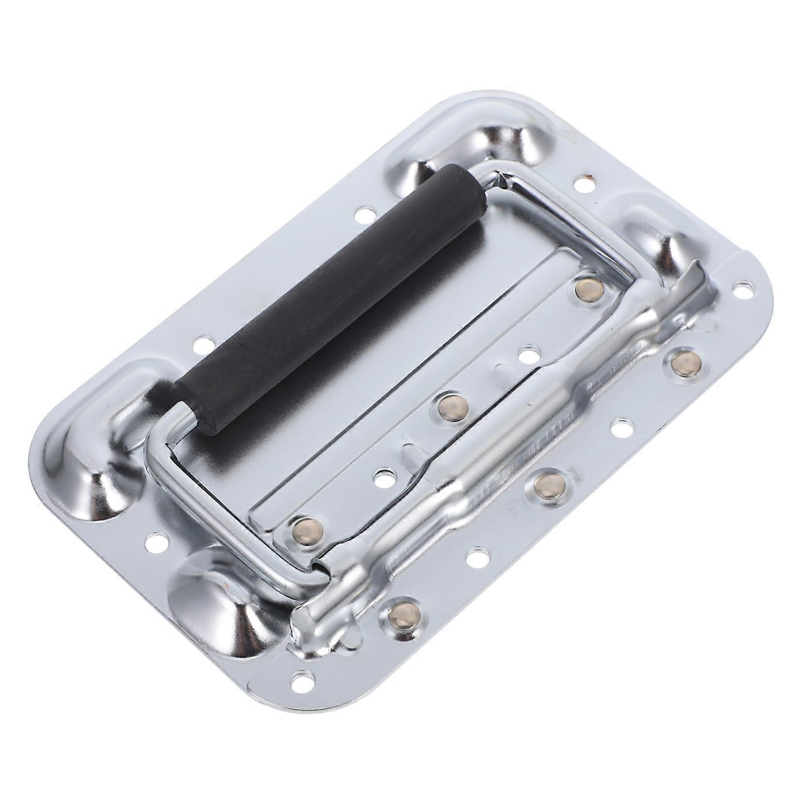 Recessed Spring Handle for Toolbox Cabinet, Heavy Duty Flush Mount Pull with Secure Spring Grip