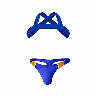 Barcode Berlin Multipack 1x RONAK Thong + 1x MATT Harness Blue | Men's Underwear | Men's Thong