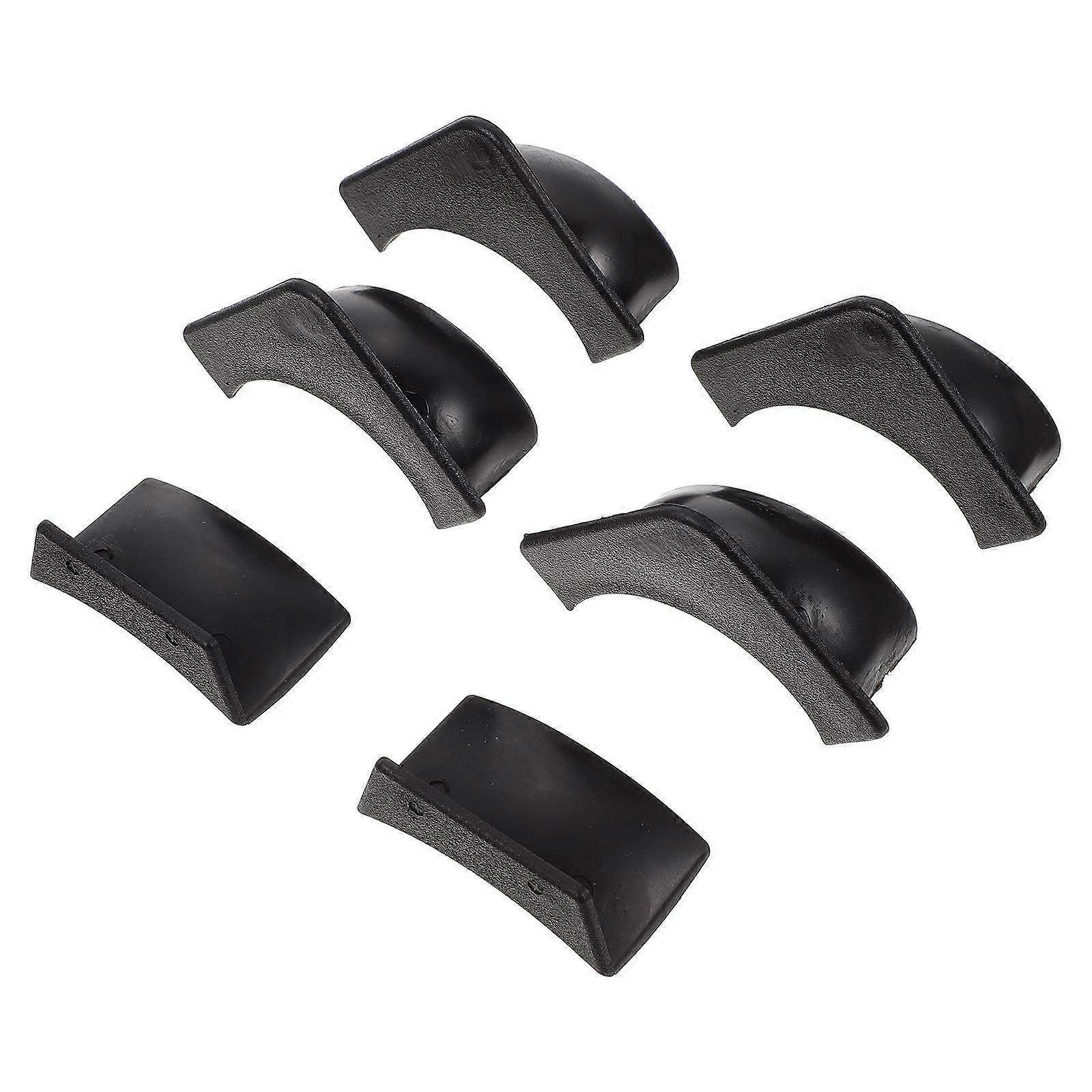 Billiards Table Pocket Liner Plastic Replacement Accessories 2Sets Black