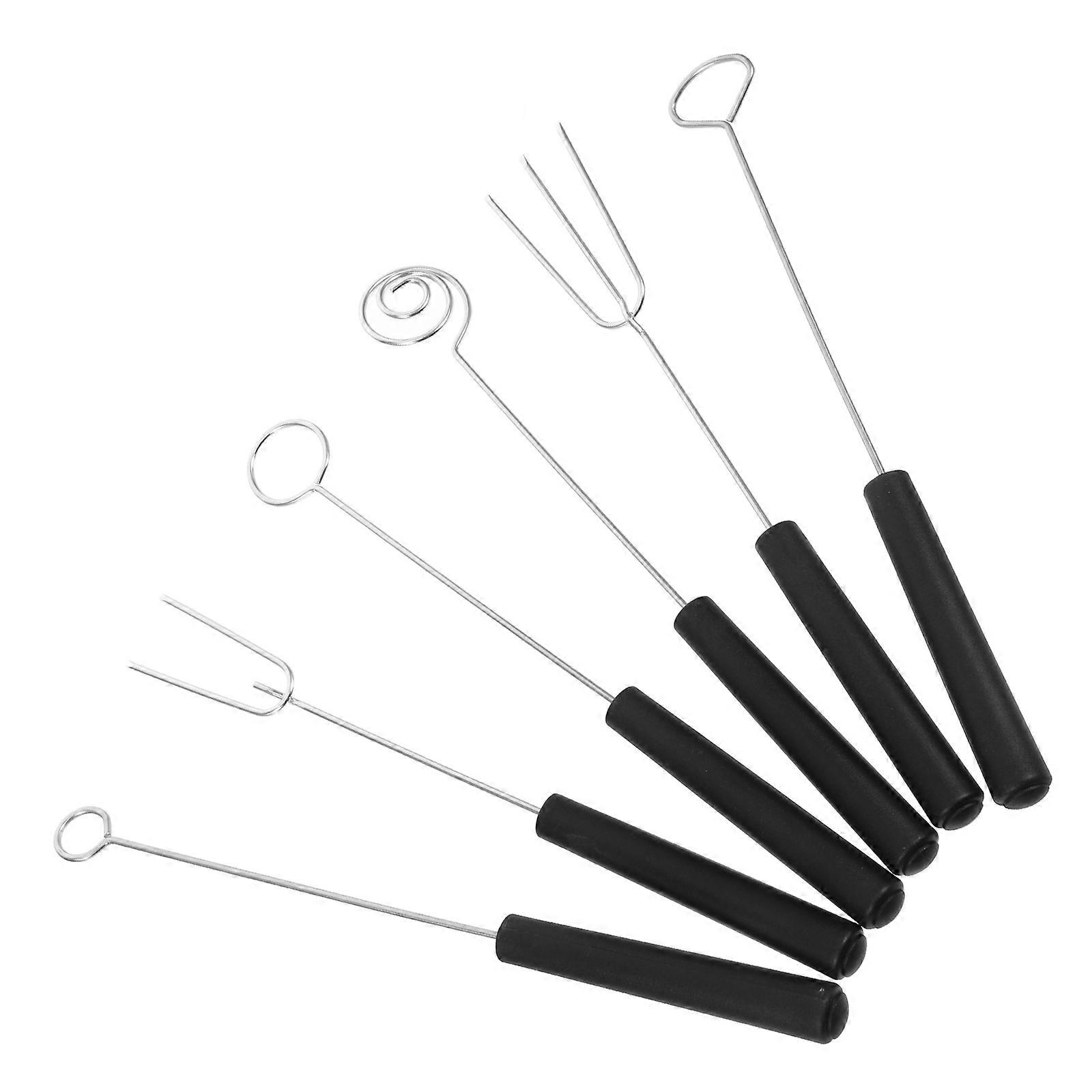 Stainless Steel Fruit Fork for Baking Kitchen Tools 6Pcs Multifunctional Set