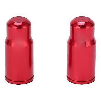 1 Pair Presta Valve Caps Bicycle Valve Cover Aluminum Alloy Bike Tire Valve Caps Dust Covers compatible with Mountain Road BikeRed