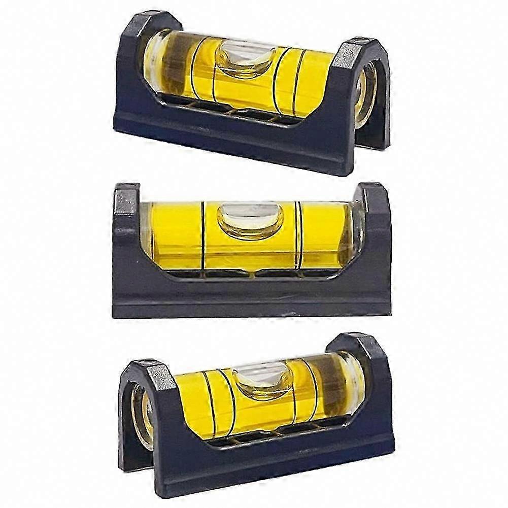 3-Piece Magnetic Bubble Level Tool Set for Precision Leveling and Alignment