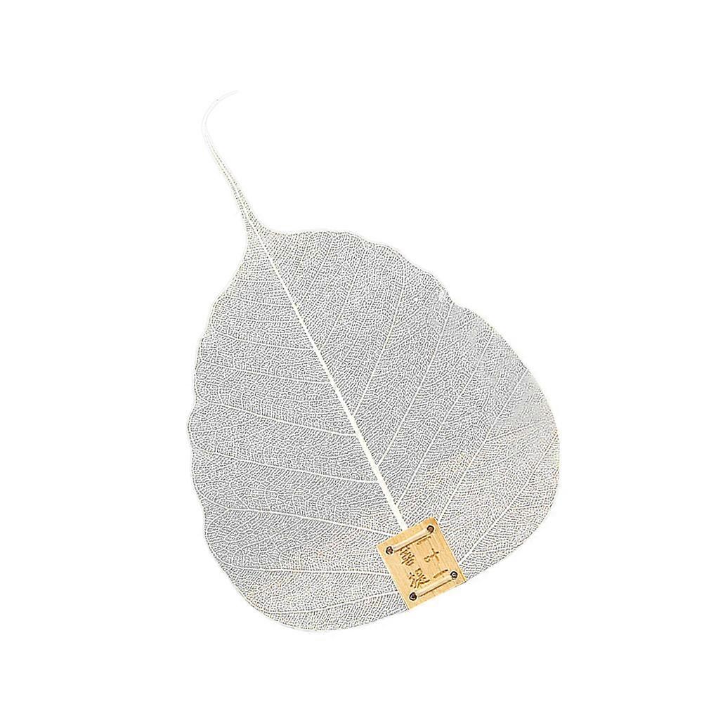 Tea Strainer Kungfu Tea Strainer for Home Use 3Pcs Silver Leaf Shape