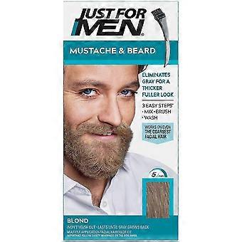 Mustache & Beard Beard Coloring For Gray Hair With Brush Included, Blond M10/15