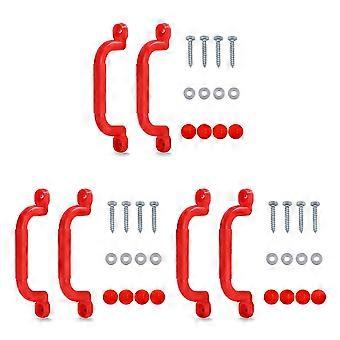3 Pair Children Playground Nonslip Handle Mounting Hardware Kits Climbing Frame Stair Handrail Swing