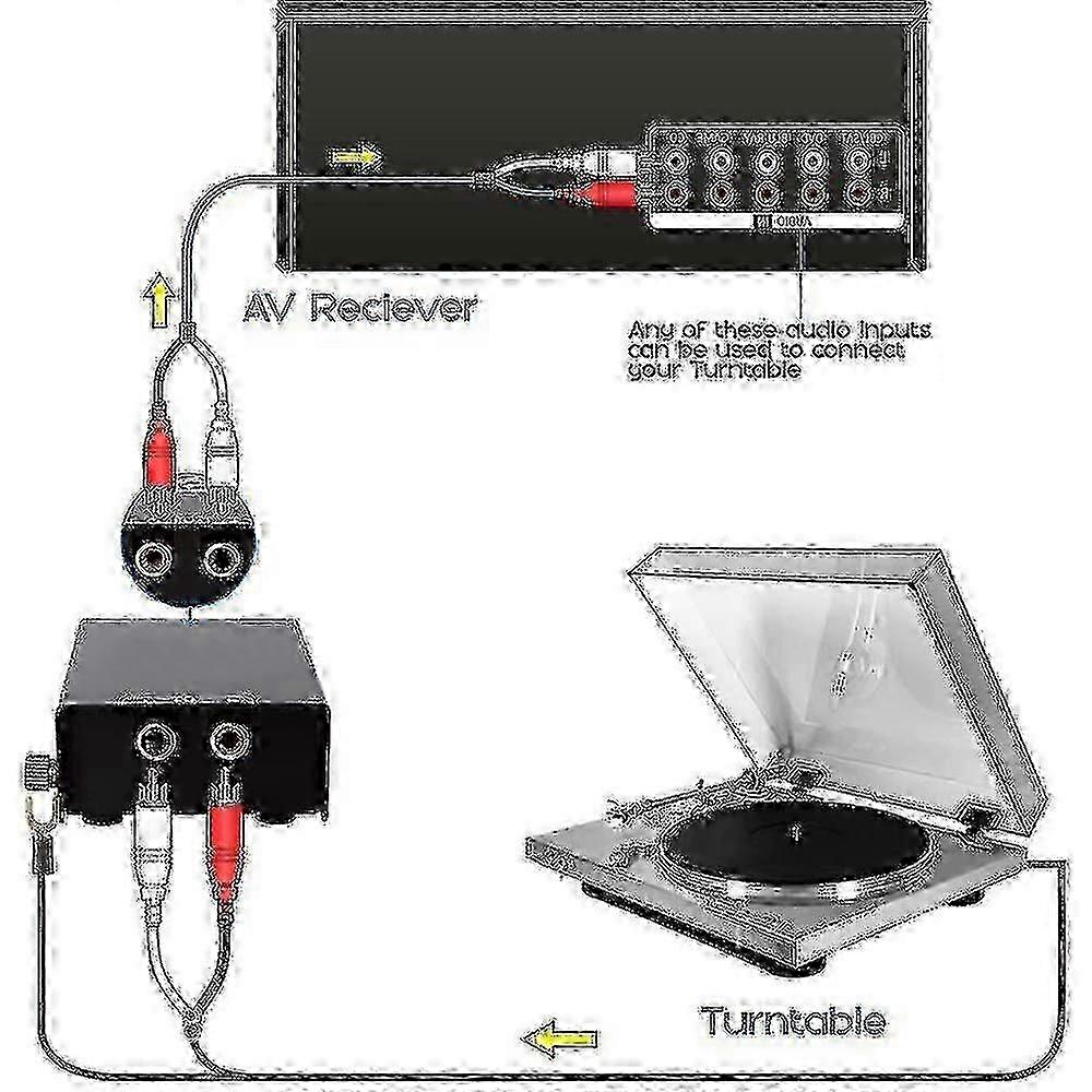 Compact phono preamplifier compatible for turntables  High-quality amplification solution Edition 1107