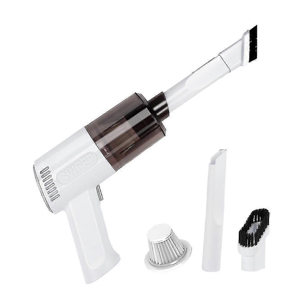Compressed Air Duster & Mini Vacuum Keyboard Cleaner