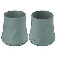 Green harmony silicone cup 2 units