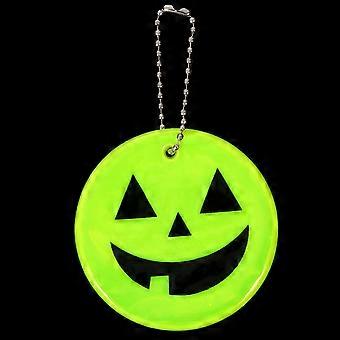 6pcs Pumpkin Pendant Reflective Gear Keychain Reflector Cycling Reflective Pendant