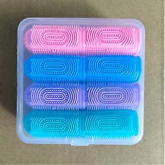 4/6/8pcs Dog Toothbrush, Silicone Finger Toothbrush, Pet Finger Toothbrush, Pet Oral Cleaning Supplies