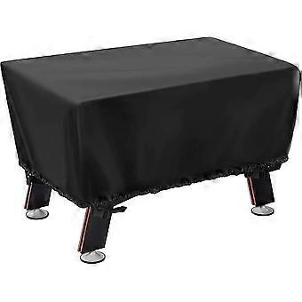 Foosball Table Cover - Table Football Cover Waterproof for Foosball Table Adults, Dustproof Soccer Table Cover Rectangular, Black-Good