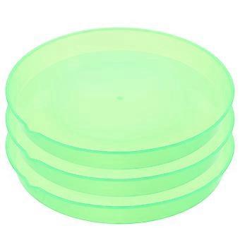 3pcs Bubble Tray: Giant Bubble Maker Rings Tray For Kids - Game Playing Solution Plate Outdoor Activity Toys For Summer Fun Birthday Party Favors Play