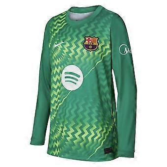 2026-2027 Barcelona Home Goalkeeper Shirt (Stadium Green) - Kids