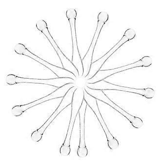 15pcs Facial Cream Spoons Practical Cosmetics Dig Scoops Cosmetics Spoons IE