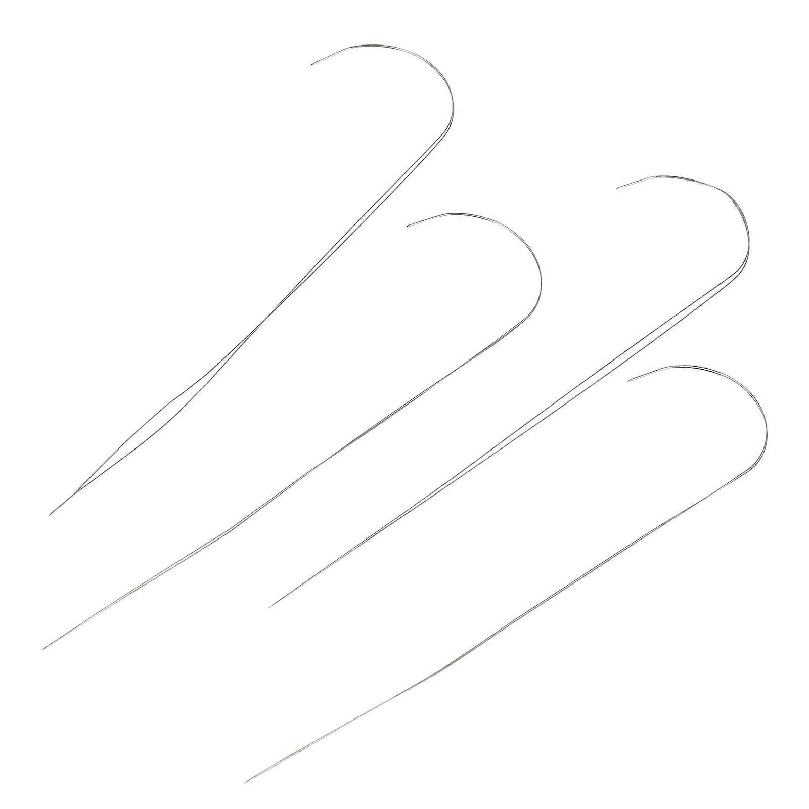 4pcs Diy Sewing Tools Manually Thread Beads Sewing Needles Beading Needles