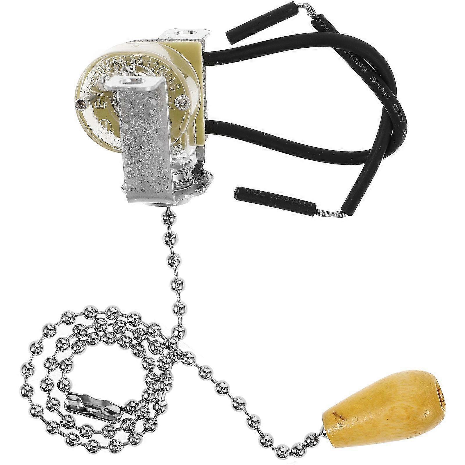 Desktop Lamp Switch Sturdy Lamp Bulb Switch Pull Chain Switch Replacement Ceiling Light Switch