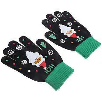Touch Screen Gloves Autumn Winter Knitted Female Finger Capacitive 1Pair