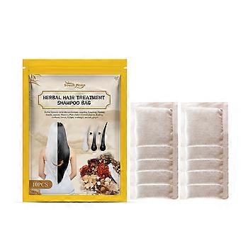2pcs Hair Shampoo Pack, Hair Cleansing and Care Bag With Ginger Essence, Gentle Nourishing Daily Hair Care Product