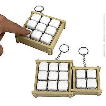 3D Printed Fermented Tofu Fidget Clicker - Simulation Keychain Toy - for Adults Teens Stress Relief