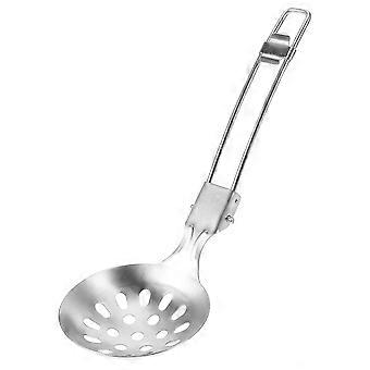 4Pcs Folding Spoon Stainless Steel for Camping Outdoor Cooking Utensils