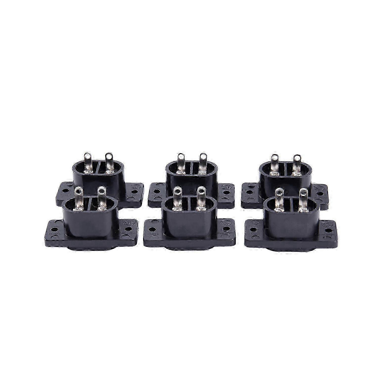 6x IEC C7 2.5A Solder Cup Socket
